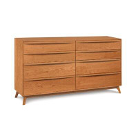 Copeland Furniture Catalina 8 Drawer 66.13" W Solid Wood Double Dresser