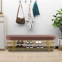 Everly Quinn Shoe Rack Suitable For Entrance Hall, Hallway, Bedroom, Office