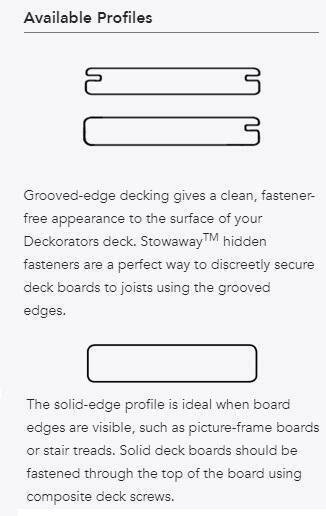 Deckorators® Voyage Decking™ Composite long-lasting & low maintenance decking in 6 Colors ( 12, 16 & 20' lengths ) in Decks & Fences in Alberta - Image 2