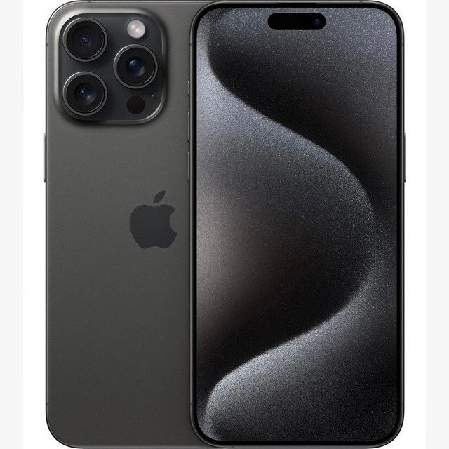 iPhone 15 Pro Max 256GB - Black Titanium (Unlocked) dans Téléphones cellulaires