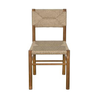 Noir Trading Inc. Franco Solid Wood Side Chair in Brown