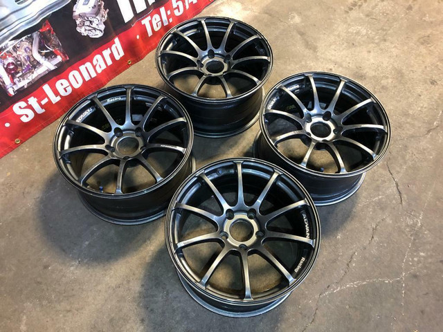 ADVAN RACING RS 17 INCH MAGS 5X120 FOR SALE  17X8.5JJ +35 WHEELS FOR SALE in Tires & Rims in Québec - Image 2