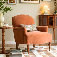 Everly Quinn American vintage living room single sofa chair