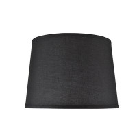 Aspen Creative Corporation 10" H Tetoron Cotton Fabric Empire Lamp Shade ( Spider ) in Black
