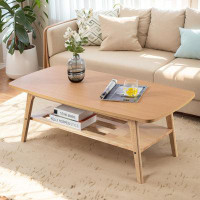 Latitude Run® 47" Solid Wood Coffee Table