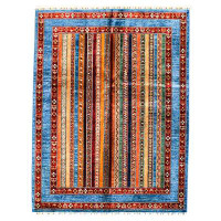 Home and Rugs Vintage Handmade 5X7 Multcolour Anatolian Caucasian Tribal Distressed Area Rug