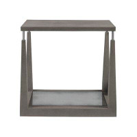 Artistica Home Signature Designs Floor Shelf End Table with Storage