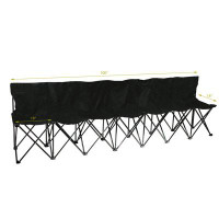 Trademark Innovations Portable 7-Seater Folding Camping Bench