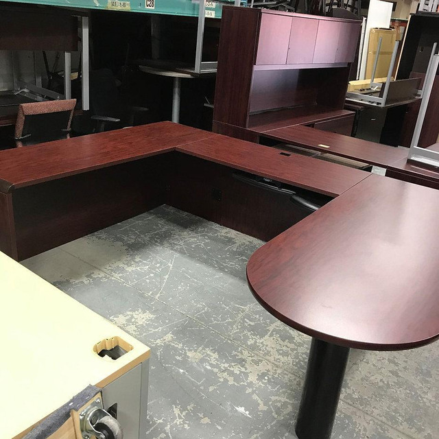 D-Top U-Shape Desk-50% Off-Excellent Condition-Call us now! in Desks in Toronto (GTA) - Image 3