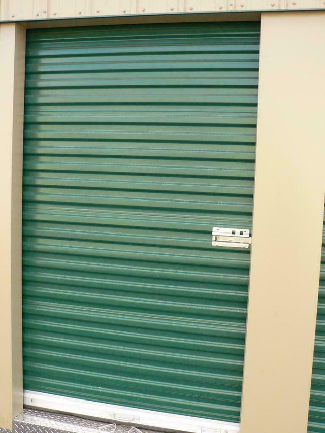 NEW IN STOCK! Brand new white 5 x 7 roll up door great for shed or garage! in Other Business & Industrial in Grande Prairie