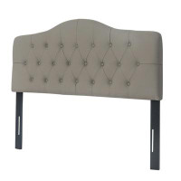 Winston Porter Tufted Uphostered Queen Size Headboard Adjustable Pu Leather Head Board In Grey Green