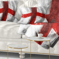 Made in Canada - East Urban Home Flag of England Lumbar Pillow