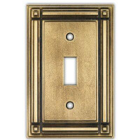 ClaireDeco Evanston 1-Gang Toggle Light Switch Wall Plate