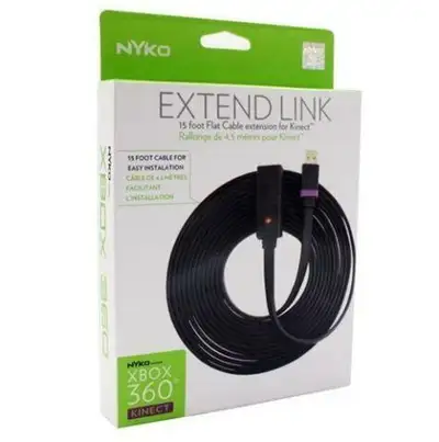 EXTEND LINK 15 FT FLAT CABLE EXTENSION FOR KINECT XBOX 360 $7.99 AT Techvision Electronics 1261 Kenn...