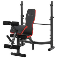 PRESS BENCH, HEAVY DUTY MULTIPLE FUNCTION WORKOUT ADJUSTABLE BENCH WITH PREACHER CURL, LEG DEVELOPER