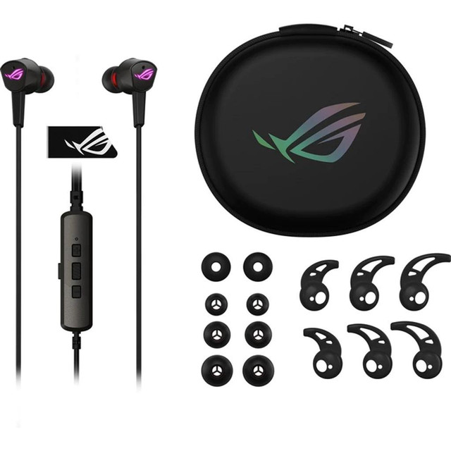 ASUS ROG CETRA II CORE In-ear gaming headphone liquid silicon rubber (LSR) in Headphones