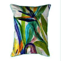 Bay Isle Home™ Teal Paradise II 11X14 Small Indoor/Outdoor Pillow
