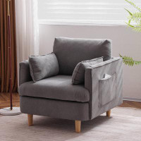 Wrought Studio 29.5 "W Modern Fabric Decorative Chair