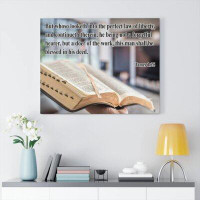 Express Your Love Gifts Scripture Canvas Perfect Law Of Liberty James 1:25 Christian Wall Art Bible Verse Print Ready To