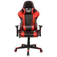 Naz Pro Ergonomic Faux Leather Gaming Chair - Red/Black