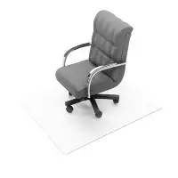 Floortex® Valuemat Plus Polycarbonate Rectangular Chair Mat For Hard Floor