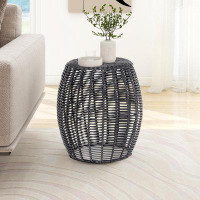 Bay Isle Home™ Wicker Round End Table