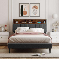 Ebern Designs Upholstered Platform Bed