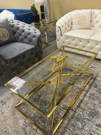 Gold Coffee Table on Sale !!! Huge Furniture Sale !!