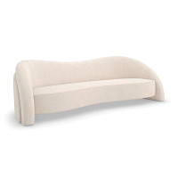 Caracole Modern Movement 105'' Round Arm Sofa