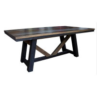 Millwood Pines Antique Grey Dining Table