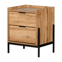 South Shore Mezzy 2-Drawer End Table