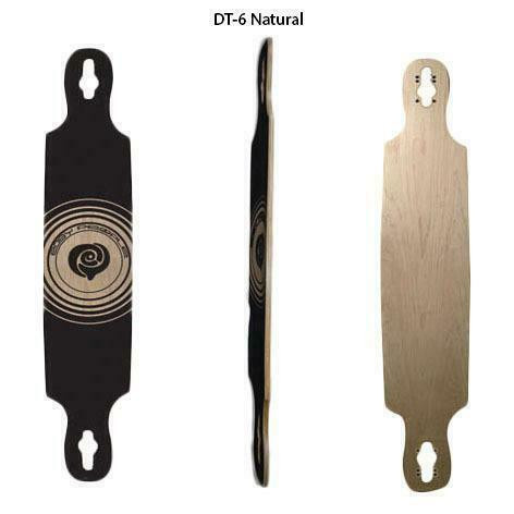 Easy People Longboard Drop Through Series Natural Deck + Grip Tape in Skateboard - Image 3