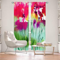 East Urban Home Lined Window Curtains 2-Panel Set For Window Size From Wildon Home® By Kathy Stanion - Walk Among The Fl