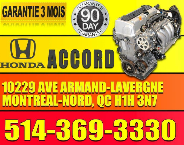Moteur Honda Pilot 3.5L 2009-2010-2011 2012 2013 2014 J35A9 Used Engine Honda Ridgeline 09-10-11 , 3.5 Motor in Engine & Engine Parts in Ottawa / Gatineau Area - Image 3