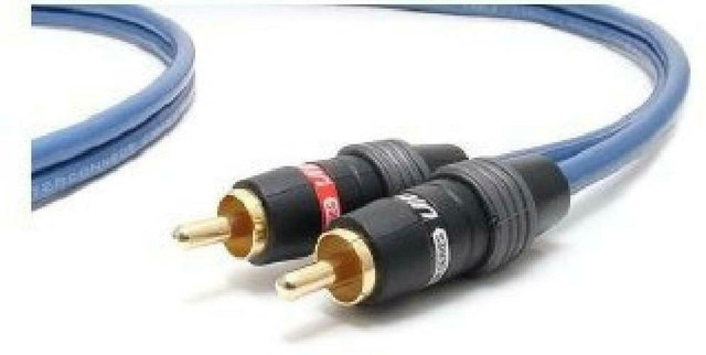 6.56ft. (2M) Ultralink RCA Stereo Audio Cable with 2 RCA on Each End - Ultralink Contractor Series - Blue in Other