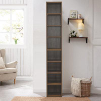 Ebern Designs Modern Minimalist Design Detachable Wooden Bookcase with Adjustable Shelves, for Indoor Use