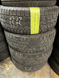 275 55 20 2 Hankook DynaPro Used A/S Tires With 70% Tread Left