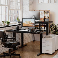 Latitude Run® Antwon 47.2'' W Height Adjustable Rectangle Standing Desk