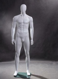 White Male Mannequin/ egg head mannequin/ mannequin