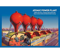 Buyenlarge 'Atomic Power Plant' Vintage Advertisement
