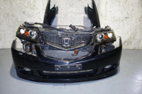 JDM Honda Acura TSX Euro-R CL7 Front Bumper Lip HID Headlights Fenders Rebar Fog Lights 2004-2008 #910