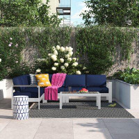 Ivy Bronx Iole 5 Piece Sectional Set with Cushions