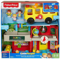 NEW FISHER PRICE LITTLE PEOPLE WELCOME TO SCHOOL TOY