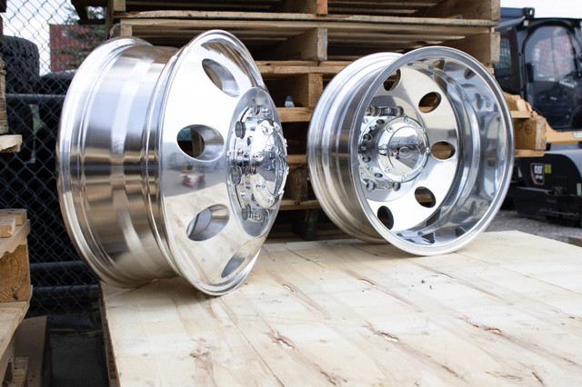 16x6 Ion 167 Polished Dually Wheels in Tires & Rims in Alberta