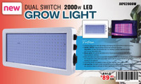 NEW DUAL SWITCH 2000W LED GROW LIGHT HYDROPONIC PLANT VEG & FLOWER JXPC2000W