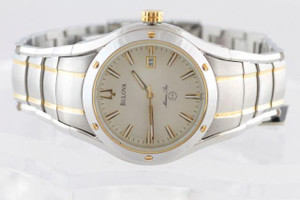 NEW LARGE FACE TWO TONE BULOVA MARINE STAR MAN'S WATCH FOR SALE Mississauga / Peel Region Toronto (GTA) Preview