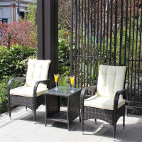 Winston Porter Outdoor Patio Furniture Set With Seat Cushions