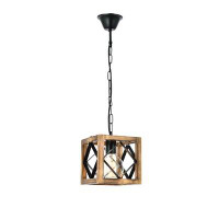 East Urban Home Lowther 1 - Light Single Square Pendant