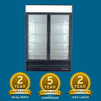 FREE SHIPPING *Remanufactured True GDM-49F Two Glass Door Commercial Freezer
