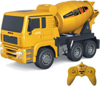 NEW RC CEMENT MIXER TRUCK 6 CH 1;18 AUTO DUMPING 716678
